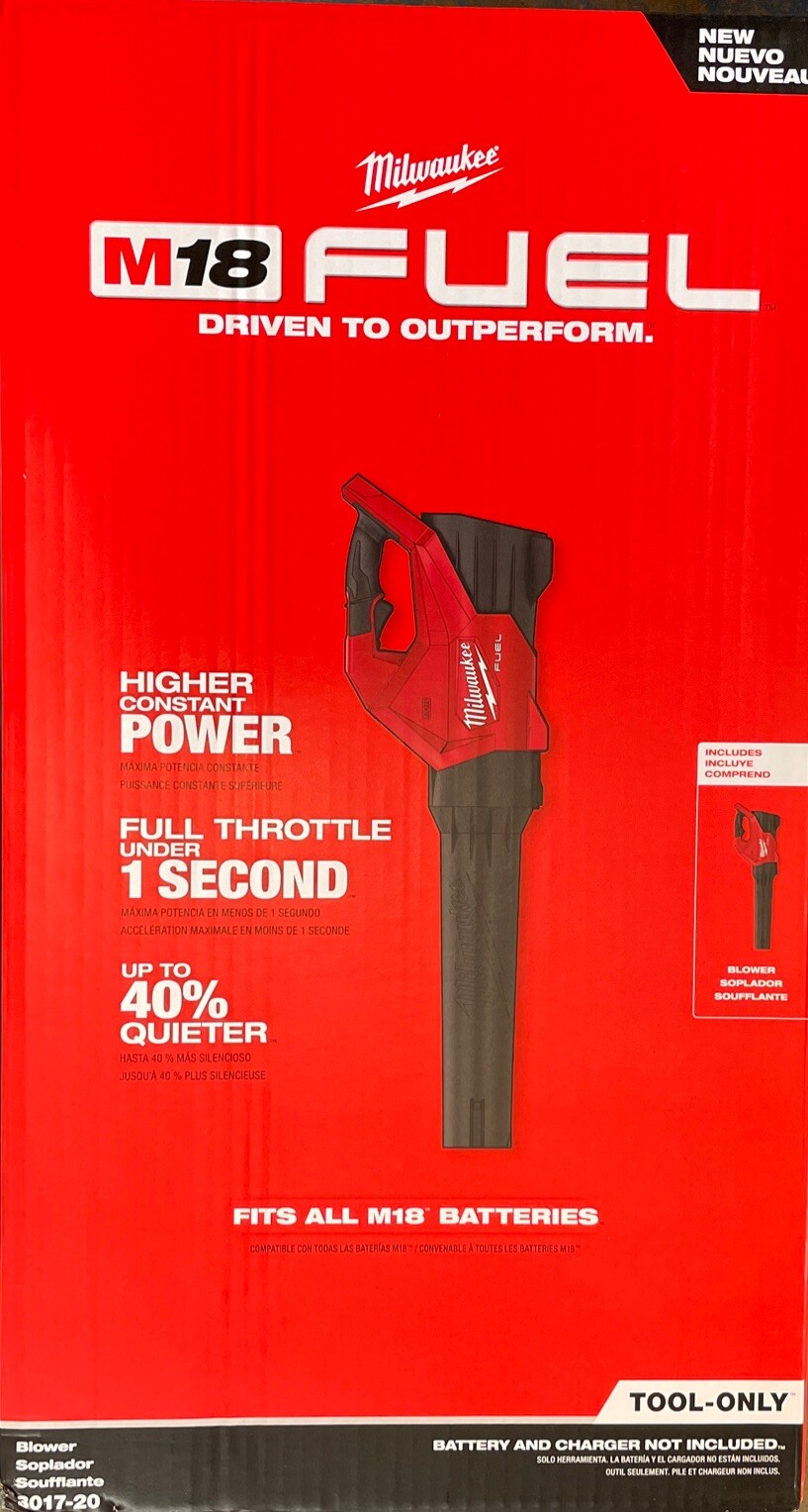 Milwaukee 3017-20 M18 Fuel Blower (bare) New In Box