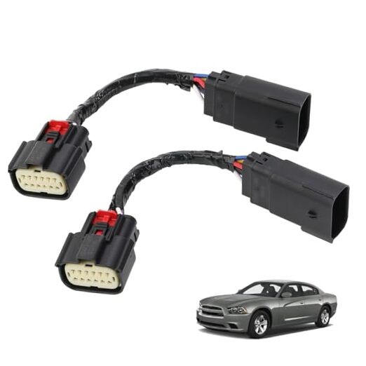 Projector Headlights AlphaRex Conversion Wiring Harness Compatible with Dodge