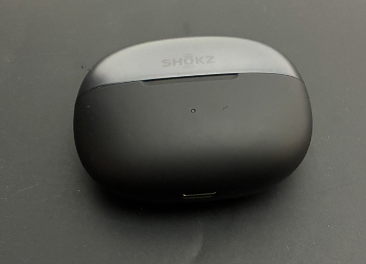 Shokz - OpenDots ONE Open-Ear Wireless Bluetooth Earbuds or Charging Case