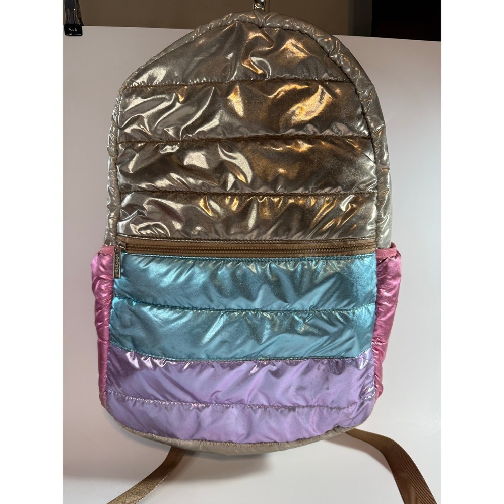 Iscream Icy Color Block Puffer Backpack