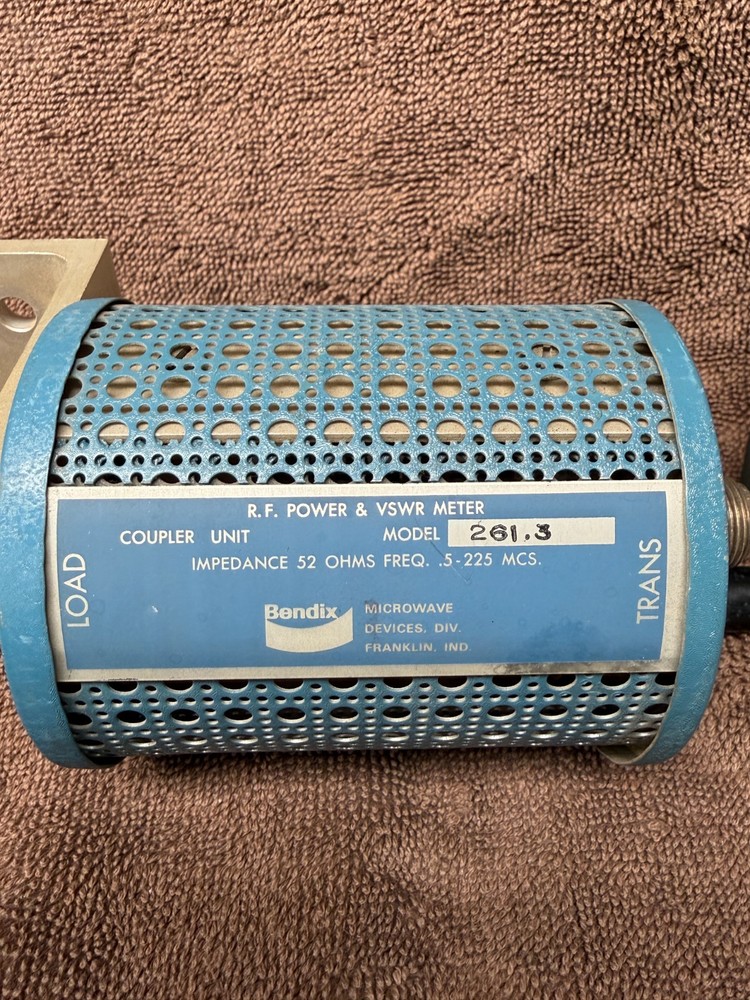 Bendix 261.3 RF Power and VSWR Meter Coupler Unit