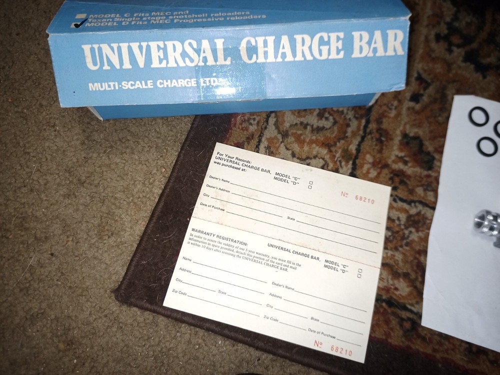 universal Mec reloader ADJUSTABLE BAR trap skeet shooting trapshooting PROGRESSI