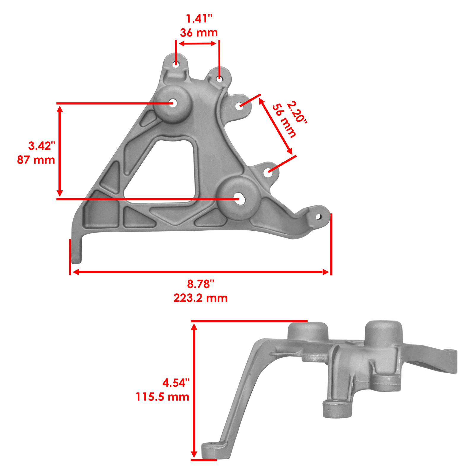 Front Fender Headlight & Brackets For Yamaha Raptor 700 YFM700 2006-2012
