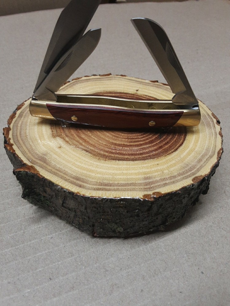 KNIFE DISPLAY STAND, SOLID PEAR WOOD