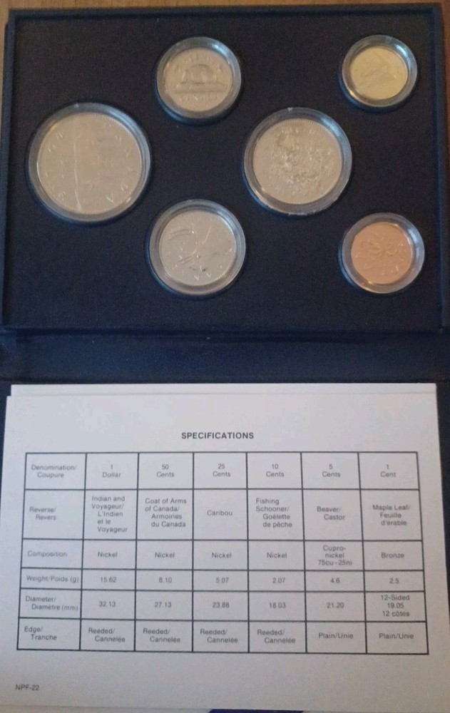 1985 Canadian Mint CoinS