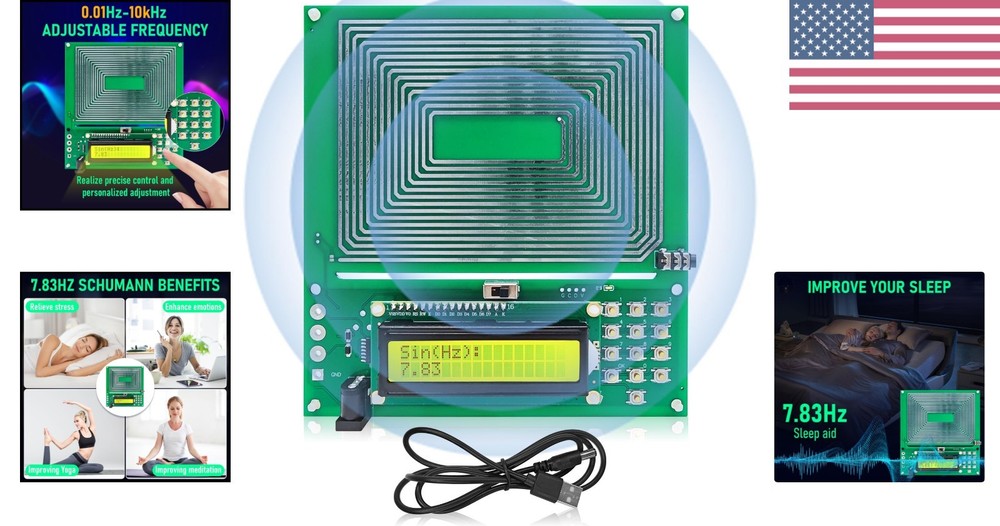 Schumann Wave Resonance Generator - Portable Healing Device for Tranquility