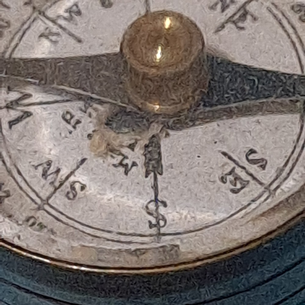 1 Inch Vintage Compass, Non Working D2