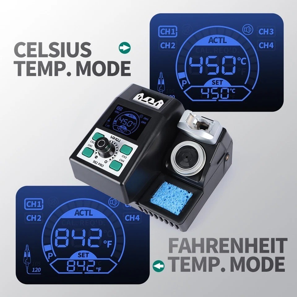 YIHUA 982 PRO Hot Tweezers Soldering Station SMT Desoldering Rework Station ESD