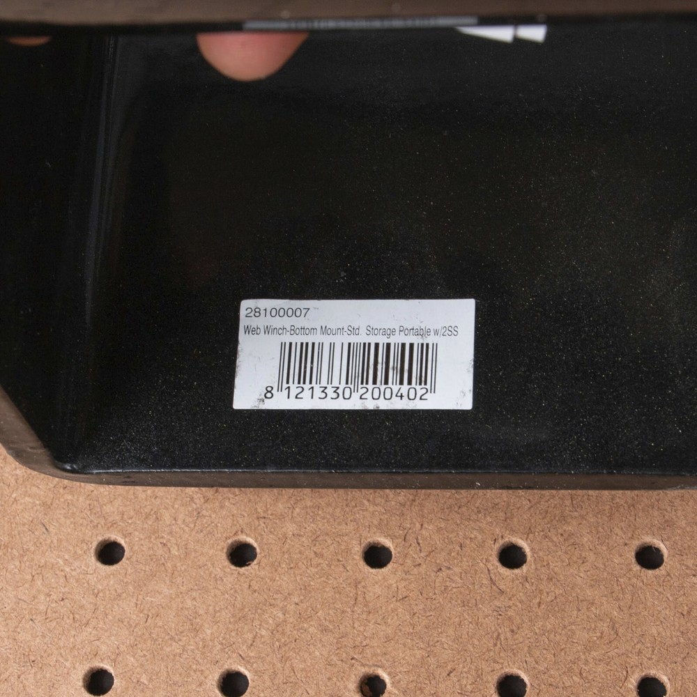 DOLECO 28100007 WEB WINCH BOTTOM MOUNT STORABLE PORTABLE 2 SET SCREWS