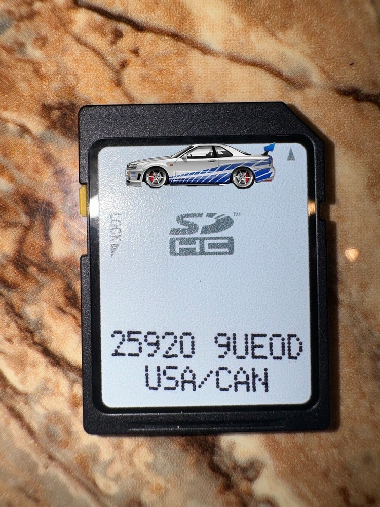 Navigation GPS DATA Memory SD Card U.S Map # 25920 9UE0D
