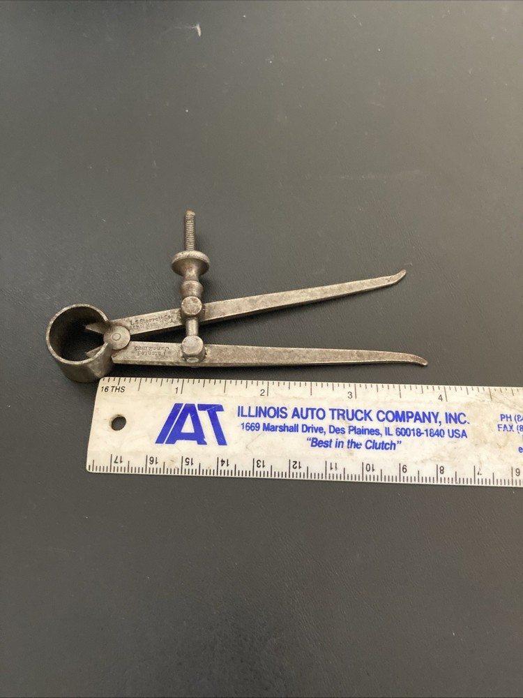 Vintage L.S. Starrett Caliper Divider 4"