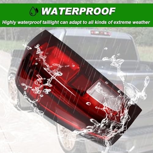 Tail Light Assembly Compatible With 2019-2025 GMC Left Driver Side Halogen Type
