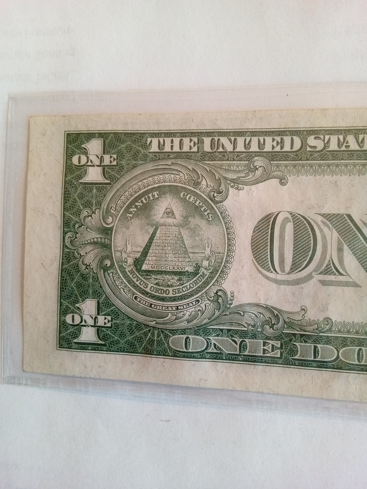 1935 Series E Silver Certificate, Print Error, Choice Uncirculated