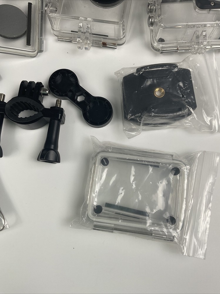 Go Pro Various Accessories Lot With Case