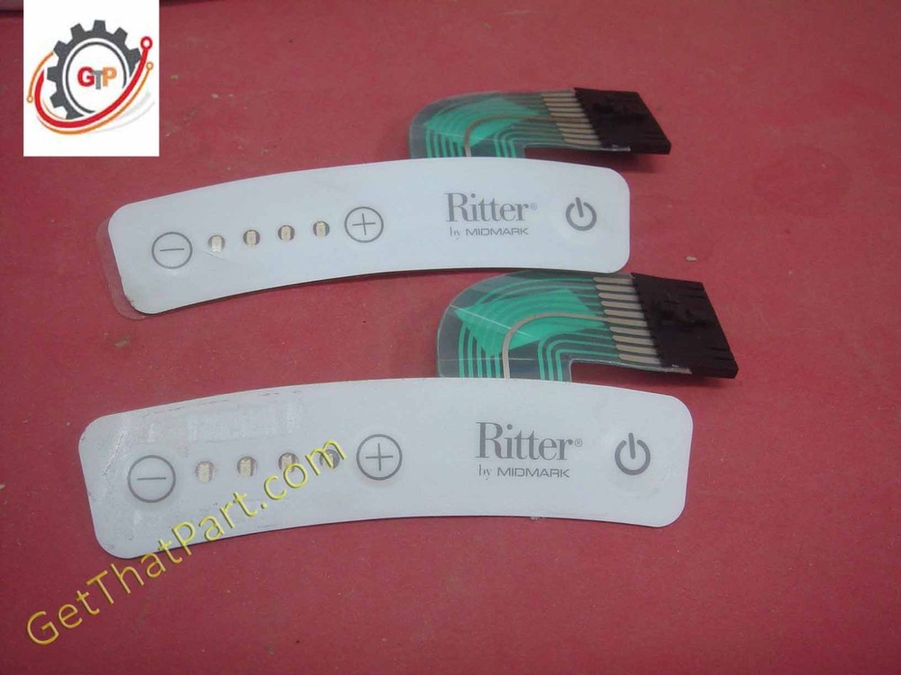 Midmark Ritter 255 LED Procedure Light Oem Lip Ring Switch Kit Tested