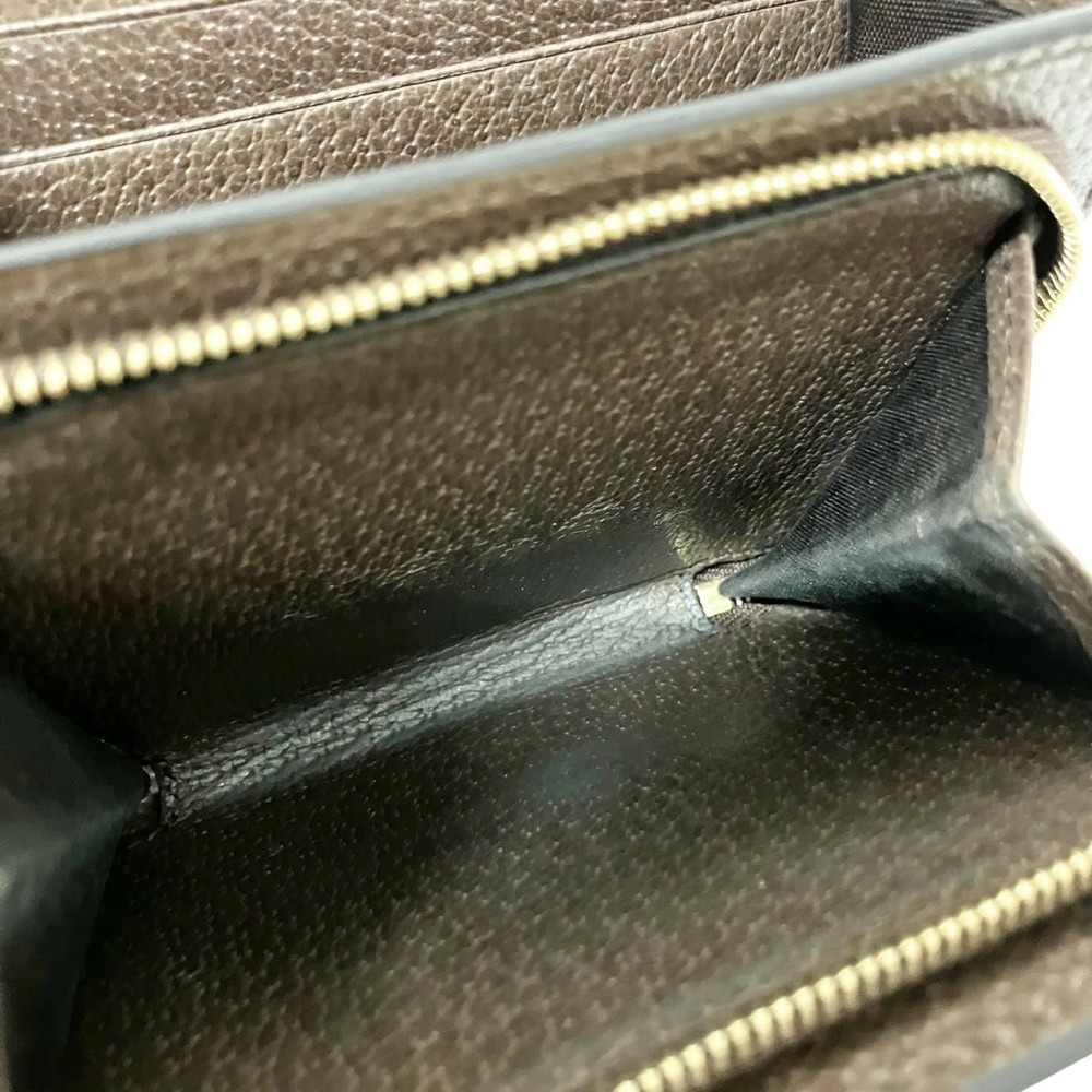 Gucci GG Bifold Wallet Brown authentic compact