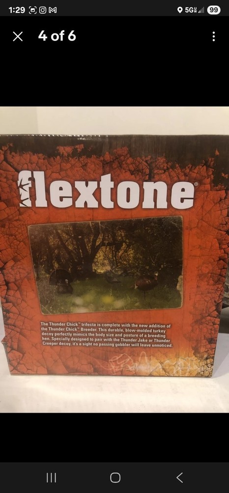 Flextone Thunder Chick Breeder Hen Turkey Decoy-Brown