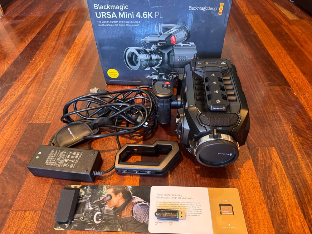 Blackmagic URSA Mini 4.6K PL Camera - (Davinci Resolve Studio NOT INCLUDED)