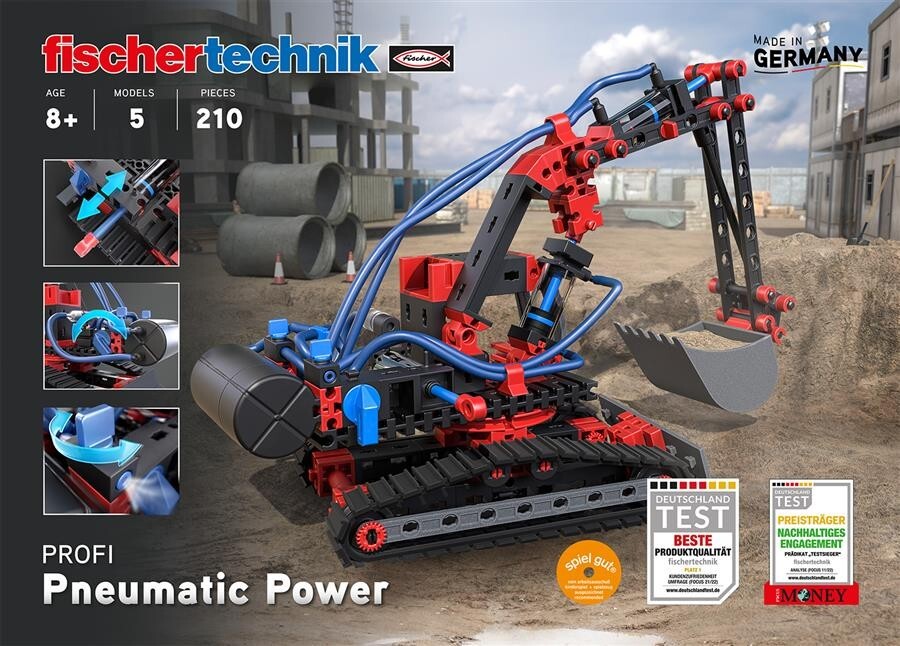 fischertechnik 533874 Pneumatic Power - 30% OFF - Profi 210-pc Pneumatic Set