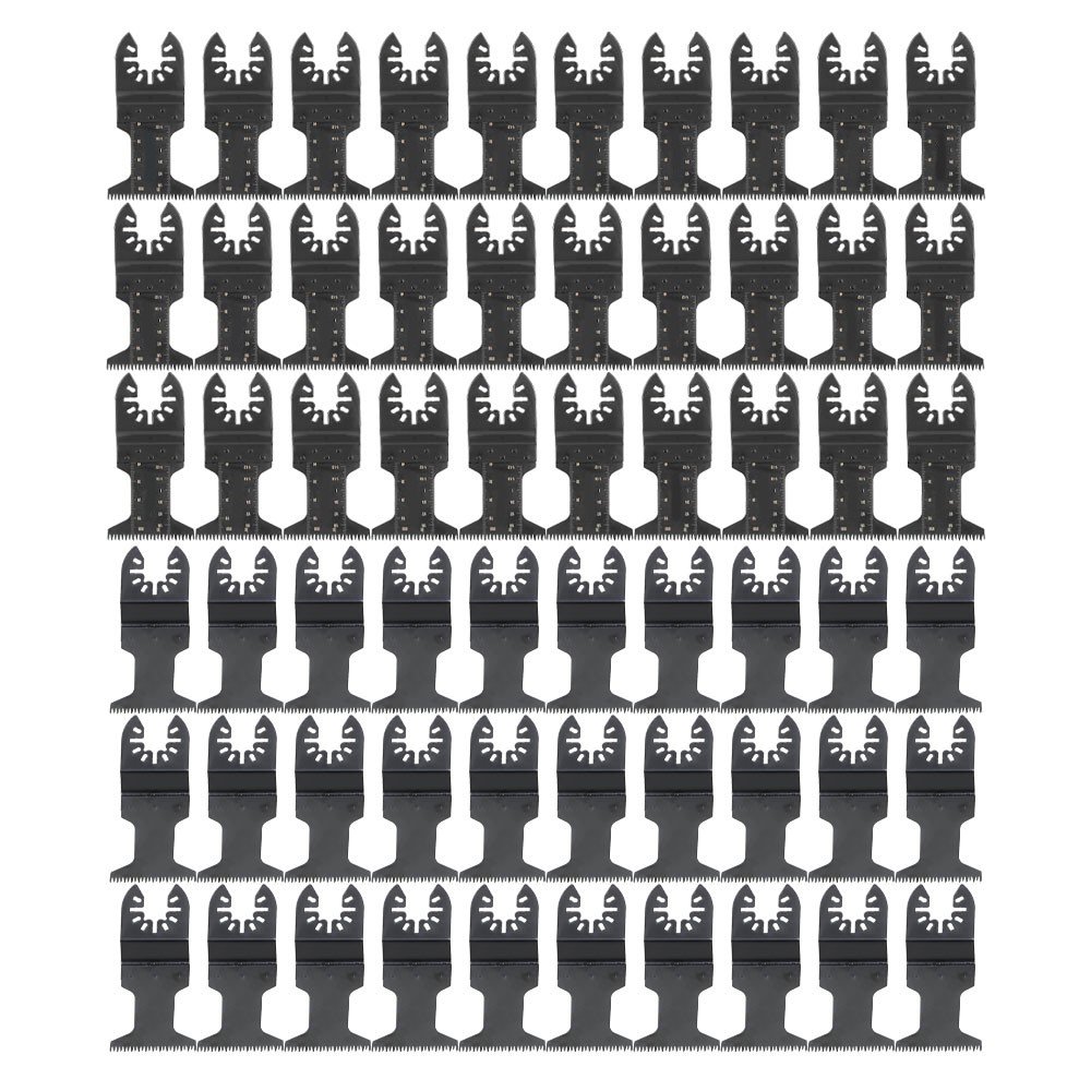 60 Pcs 1.75" - 3.5" Oscillating Multitool Tool Quick Release Saw Blades