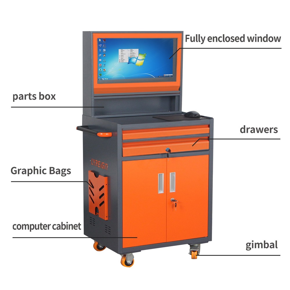 Industrial PC Cabinet Metal Computer Cabinet Mobile Security Computer Cabinet