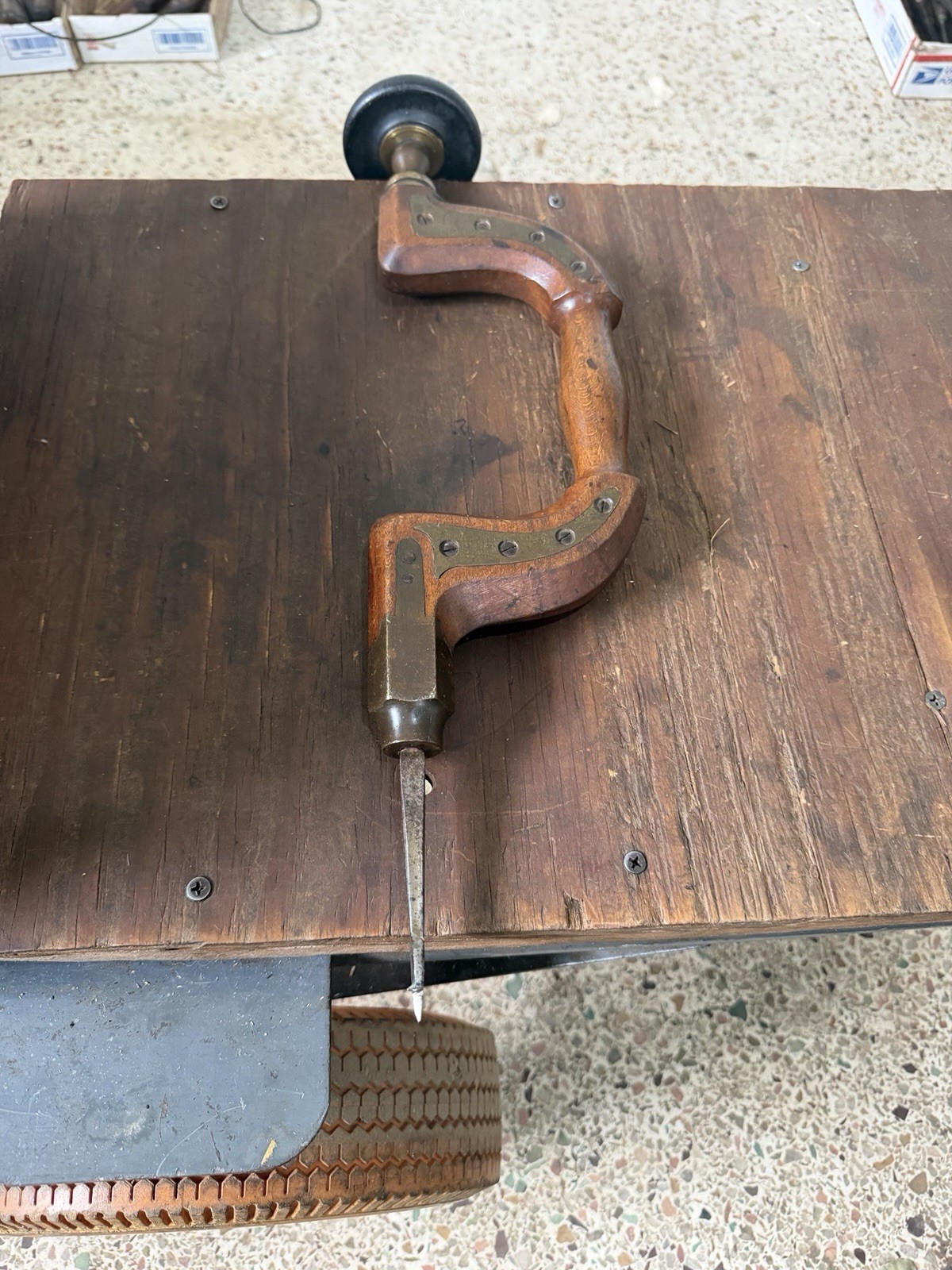 Brass Reinforced Bit Stock Brace