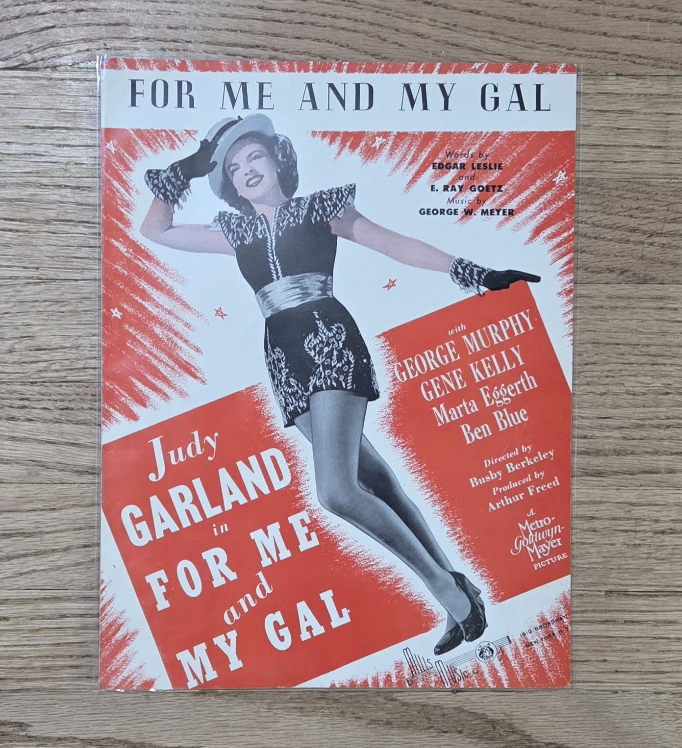 (4) Vintage Judy Garland Music Sheets Lot