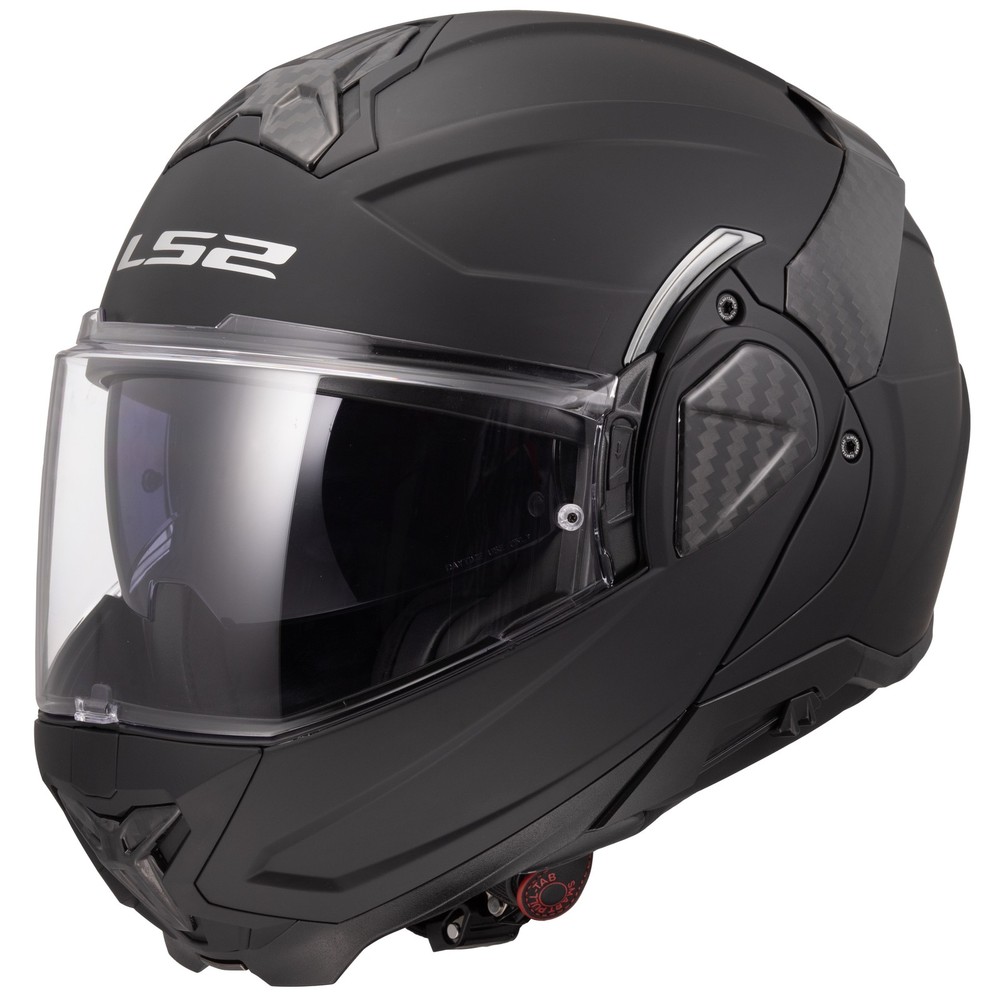 Advant II Solid Modular Motorcycle Helmet w/ SunShield Matte Black 2XL