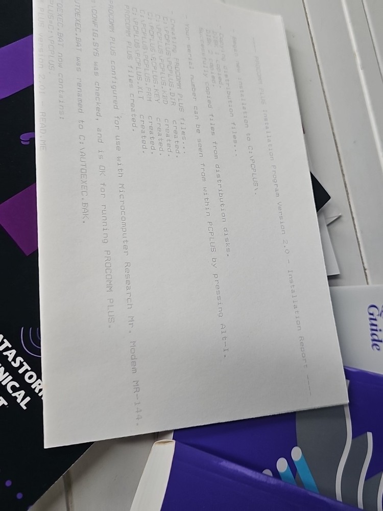 Procomm Plus Intuitive Communications Software Script Guide & Manual Complete