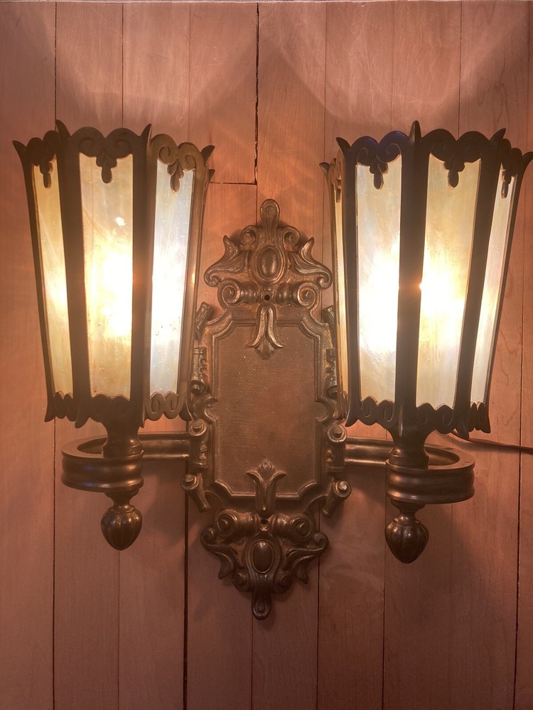 Exquisite Antique Light Fixture w/ Sconces