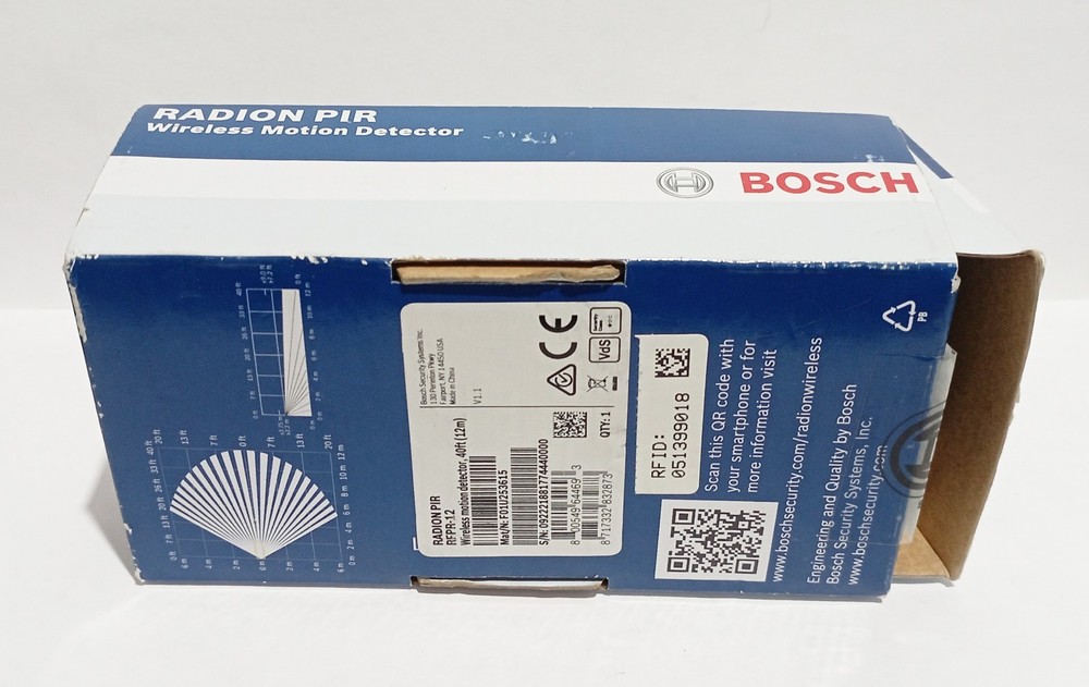 BOSCH Radion PIR RFPR-12 Wireless Motion Dedector