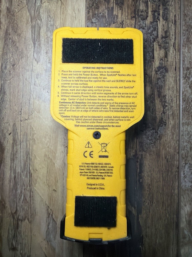 Zircon StudSensor Pro LCD Stud Finder DeepScan Wire Warning Tool