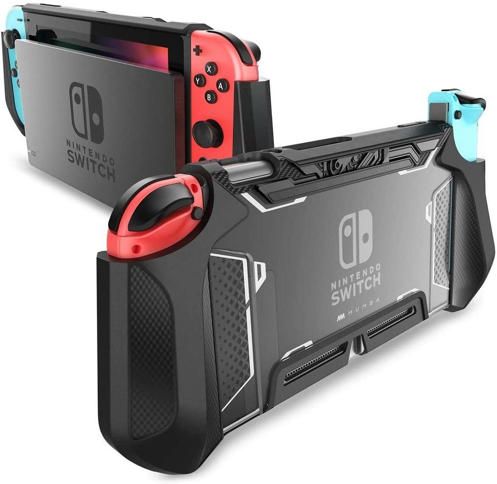 Mumba For Nintendo Switch Console Joy-Con Controller TPU Grip Case Rugged Cover