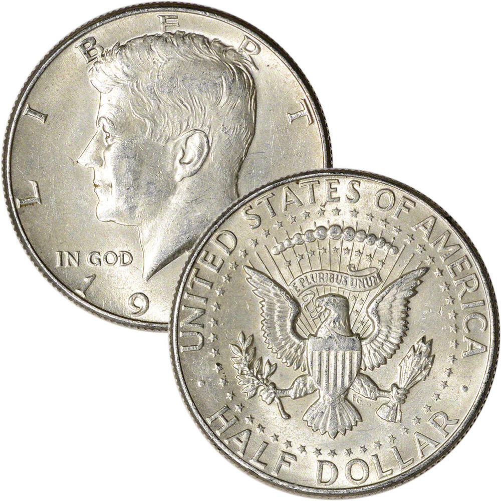40% Silver Kennedy Half Dollars - $50 Face Value - Circulated