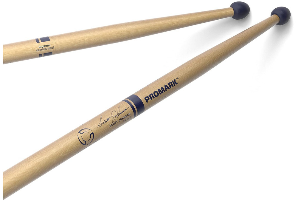 PROMARK System Blue Scott Johnson "ScoJo" Rubber Tip Practice Sticks