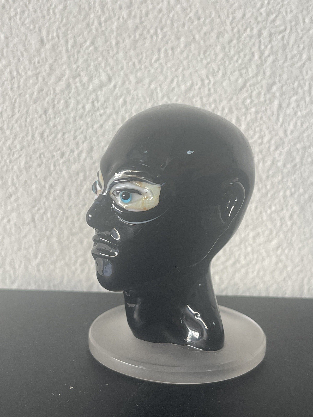 Maestro Pino Signoretto Murano Art Glass Head Bust Sculpture Portrait Study 2010