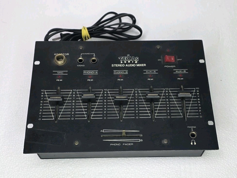 Texas Audio Stereo Audio Mixer