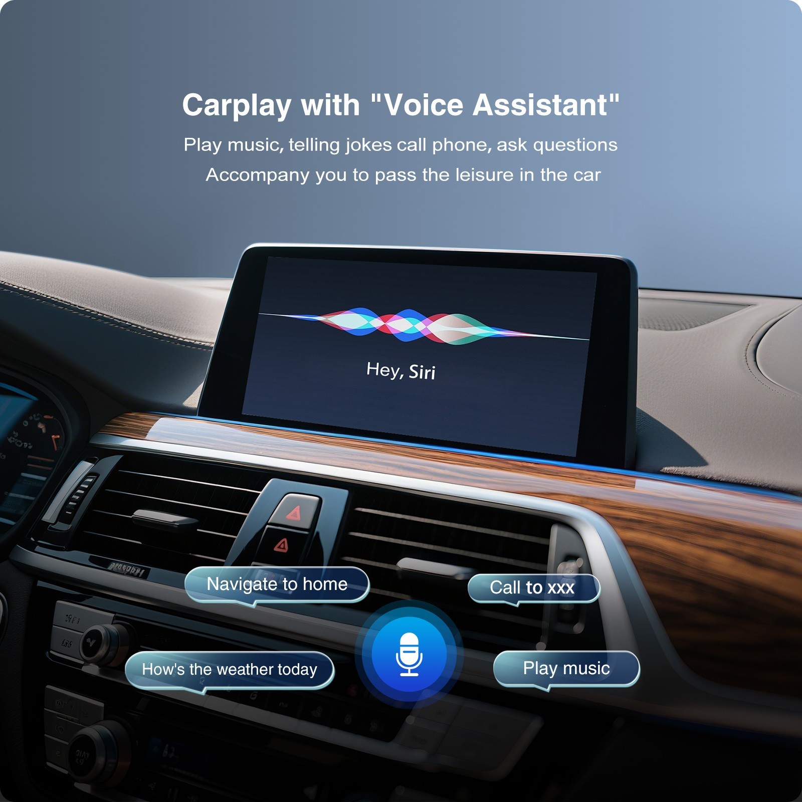 Wireless Carplay Android Auto Box For BMW NBT 2012-2017 Year Support GPS Camera
