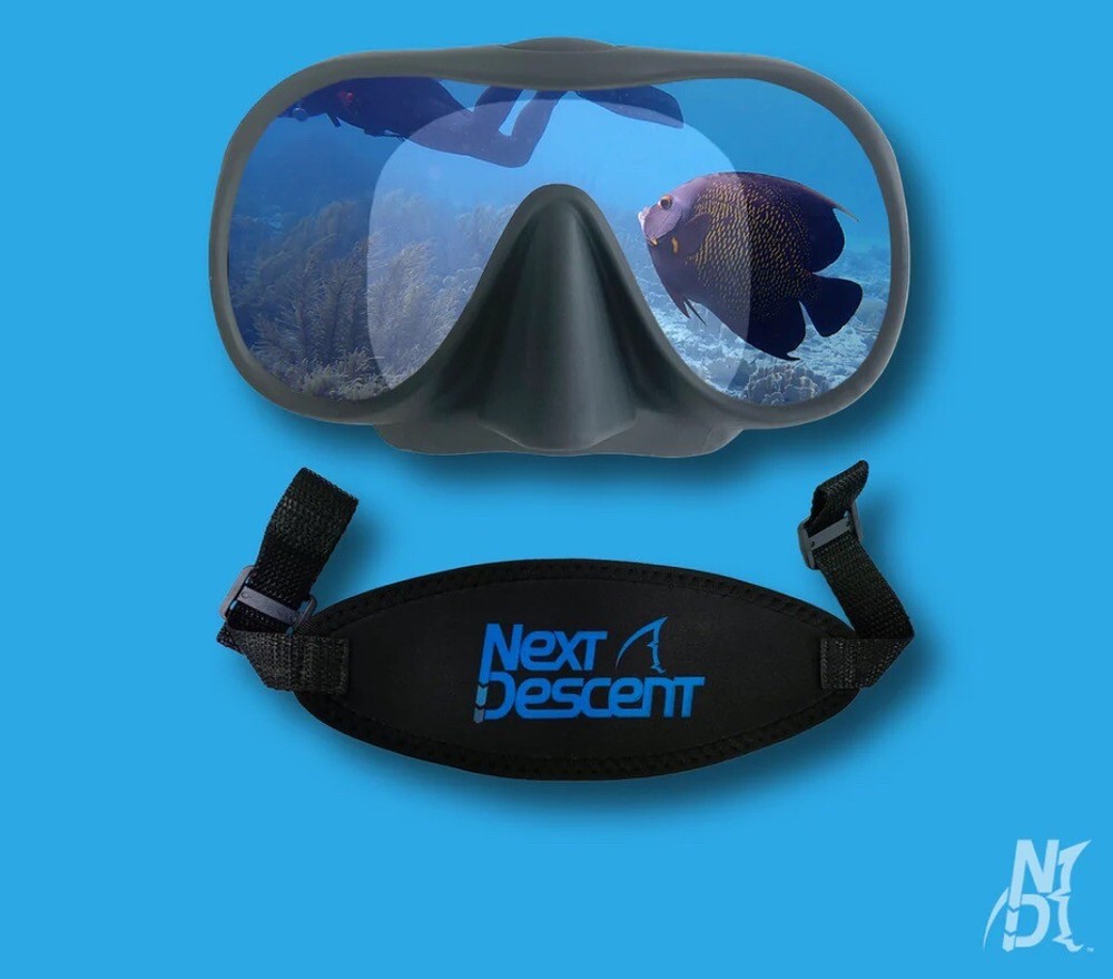 Next Descent Mako Scuba Mask And Strap Bundle