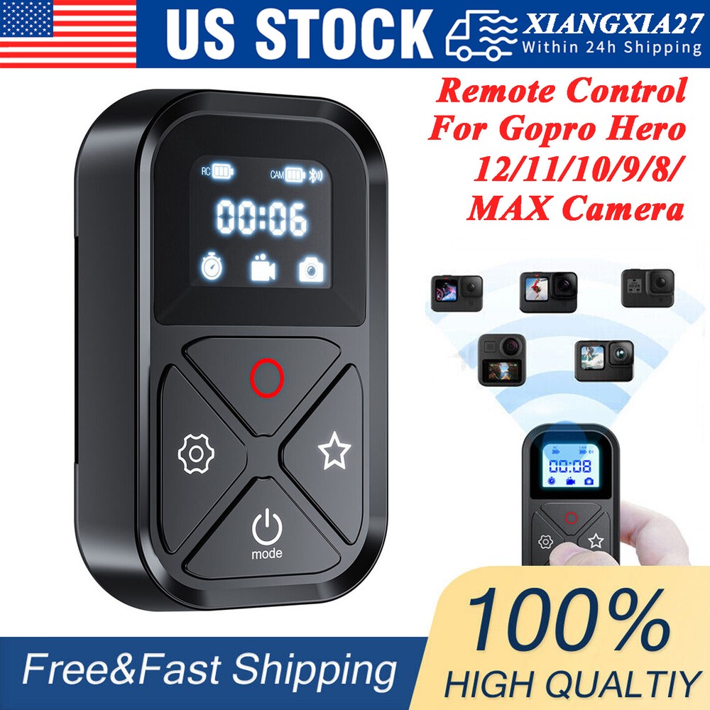 Smart Wireless WiFi Remote Control Camera Controller for GoPro 12/11/10/9/8/MAX