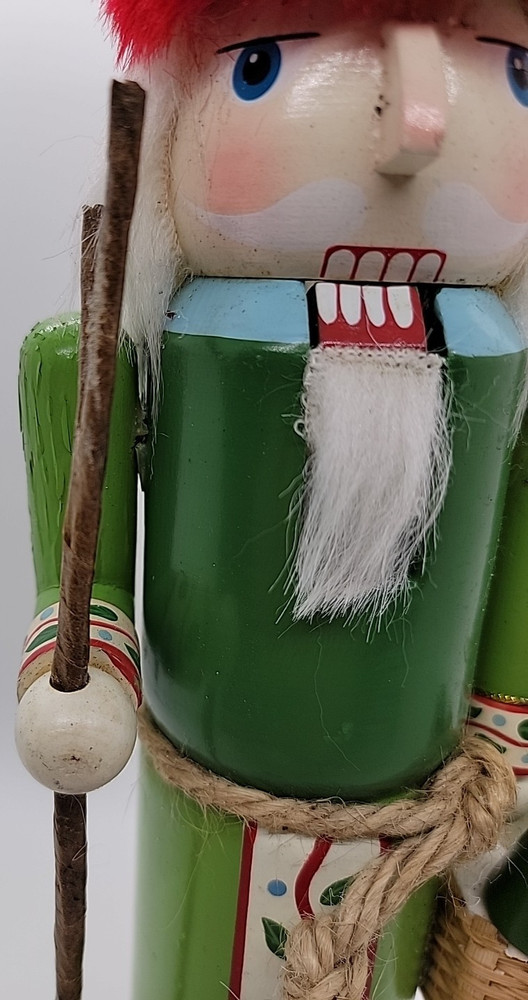 Santa Nut Cracker Green