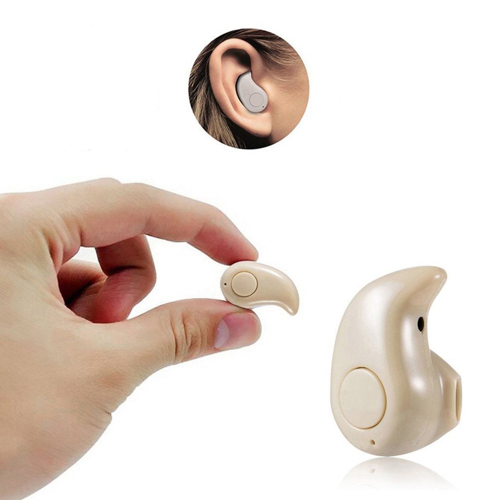 Wireless Invisible Bluetooth Mini Earphone Earbud Headset Headphone with Mic
