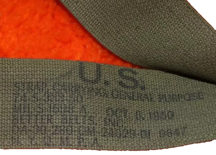 1950s Korean War/ Vietnam Era Military General Purpose/ GP Cotton Carry Strap