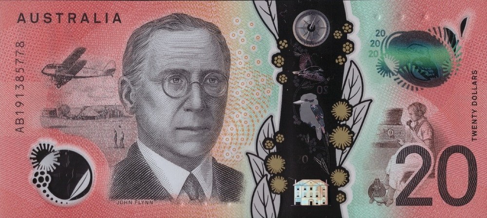 AUSTRALIA 20 DOLLARS 2019 P-64b POLYMER UNC