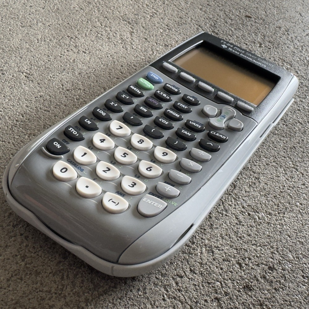 Texas Instruments TI-84 Plus Silver Edition Graphing Calculator Silver TESTED