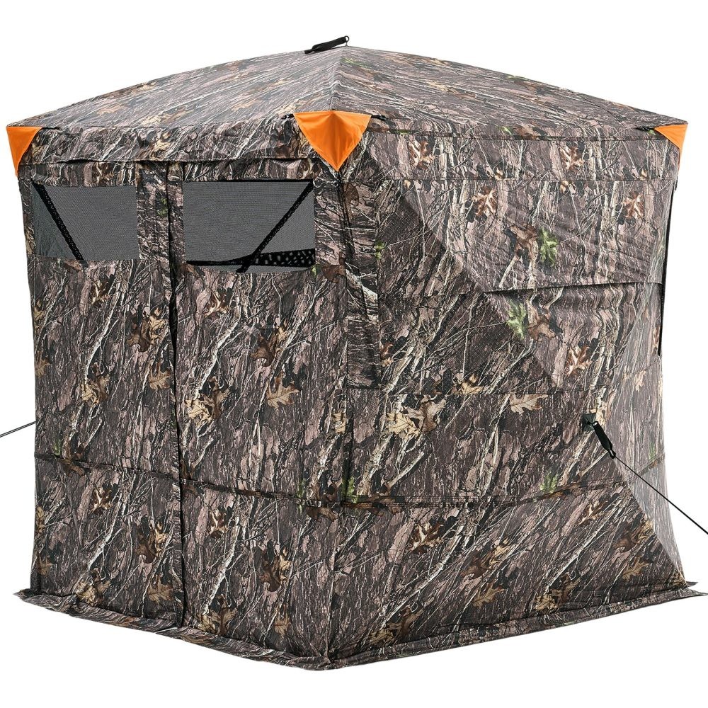 Portable Hunting Blind 270° View for Deer Turkey 4-5 Person Camo Weatherproof