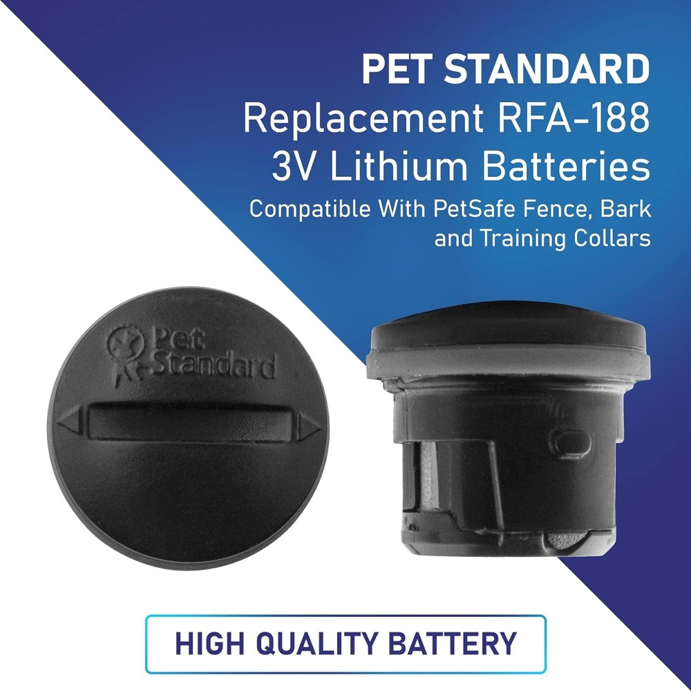 Petsafe Compatible RFA-188 Replacement 3-Volt Batteries, 5-Pack