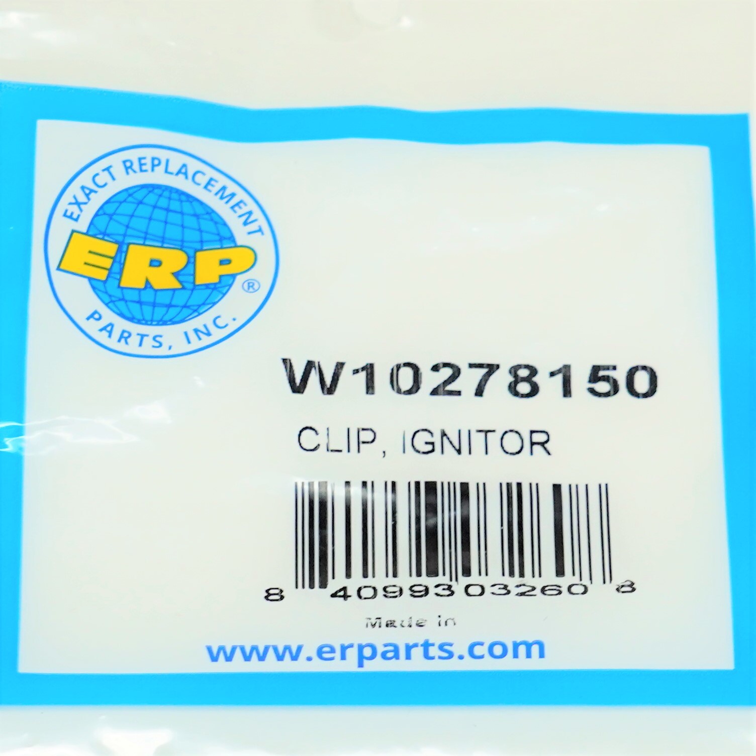 Gas Range Burner Ignitor Clip for Whirlpool W10278150