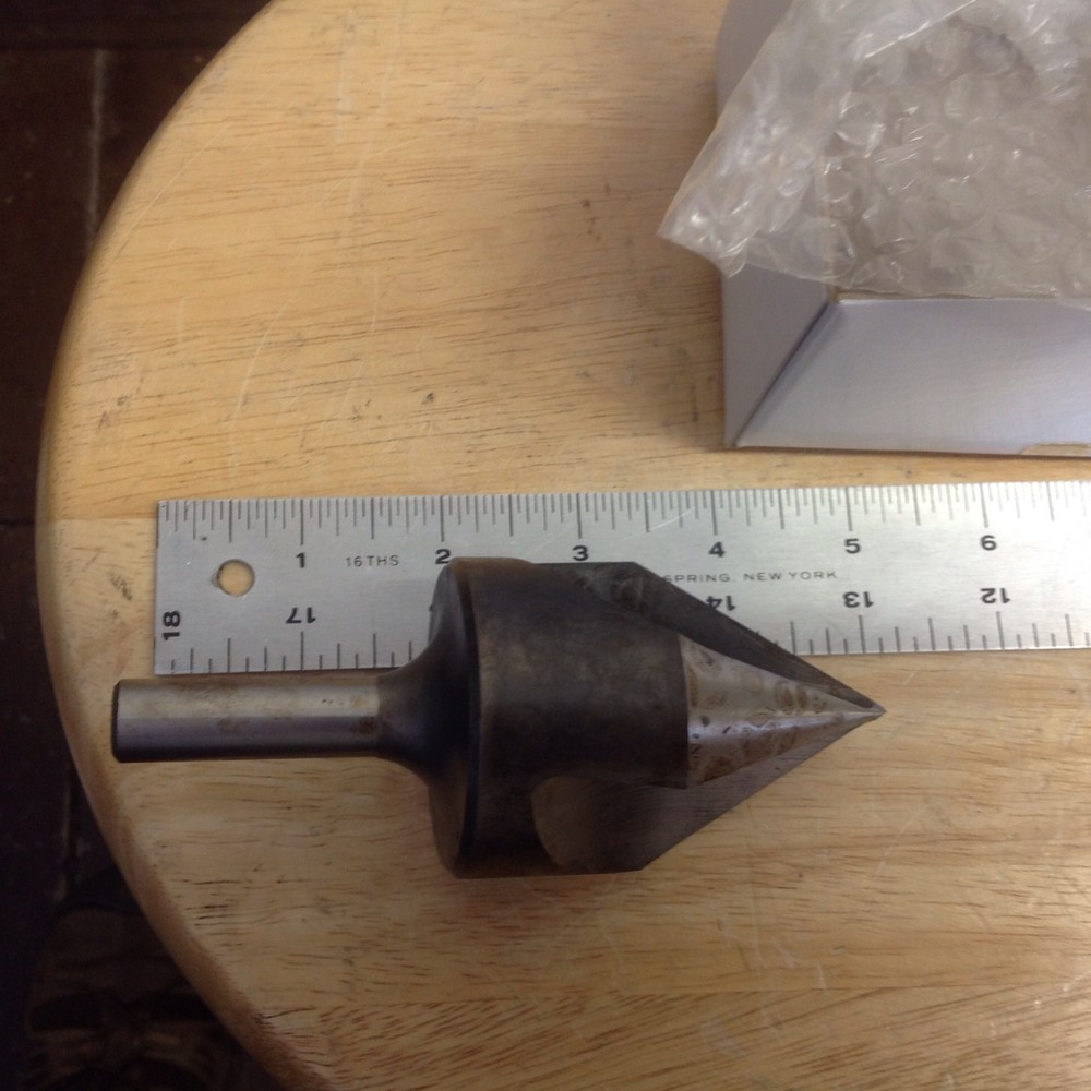 2" 60 Degrees HS Countersink. 3 Flutes 1/2" Shaft.