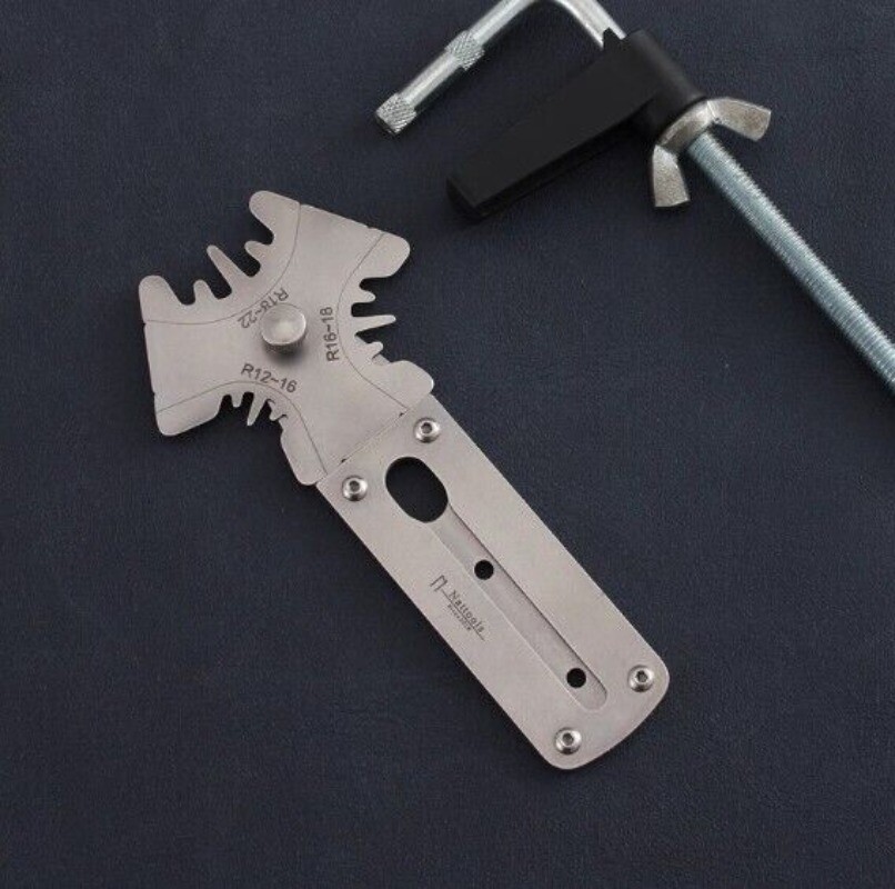 Handmade DIY Leather Zipper Tool Zipper Corner Processing Tool Leather Tools